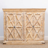 Indian Handmade Solid Wood Carved Cabinet